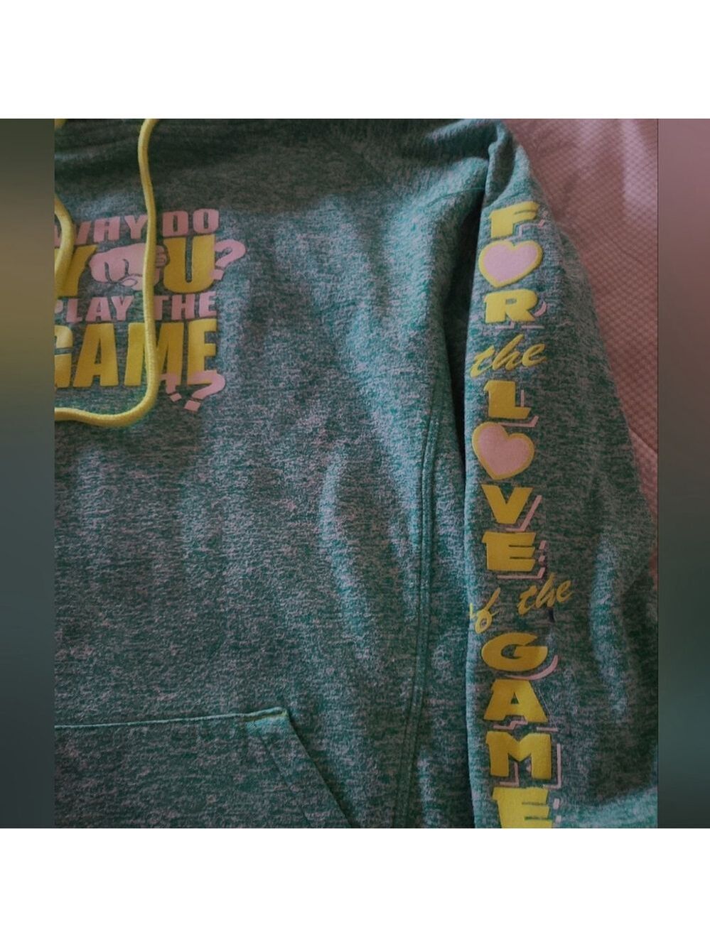 J.America Women's Hooded Fleece Sweatshirt Cosmic Design - Picture 3 of 12